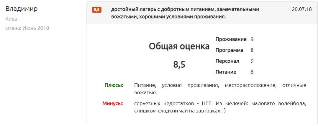 Отзывы детский лагерь Жизнь - Camp Life 12